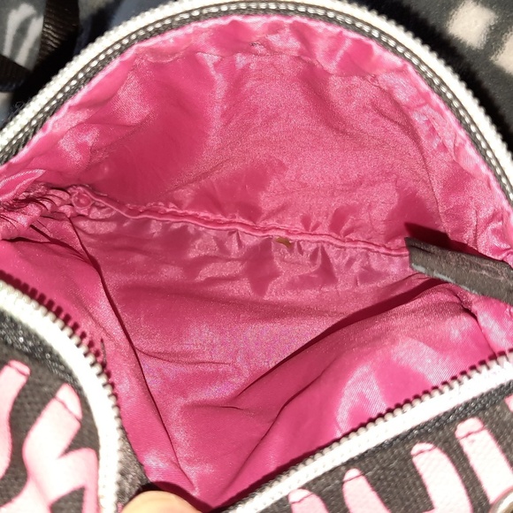 Robin Ruth MIAMI Print Canvas 2 Zipper Pocket Adjustable Strap Travel Crossbody - Picture 7 of 9